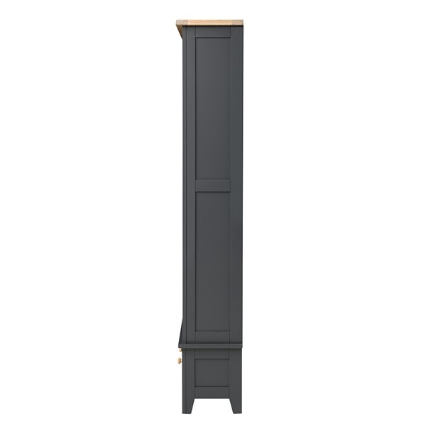 Chester Charcoal Grand Bookcase The Cotswold Company