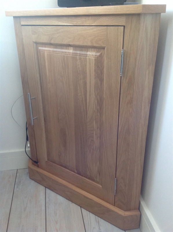 Newark Oak Corner Cupboard The Cotswold Company