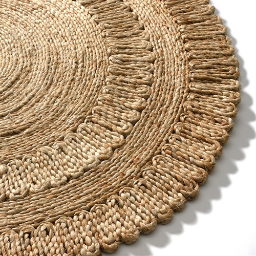 Clanfield Jute Braided Round Rug 200cm