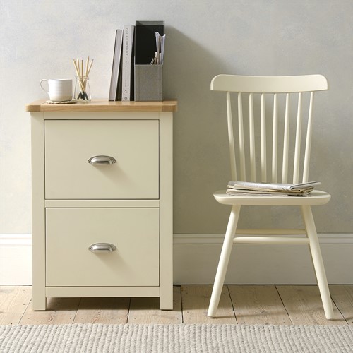 Sussex Cotswold Cream 2 Drawer Filing Cabinet