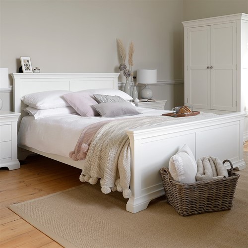 Chantilly Warm White 6ft Super King Bed