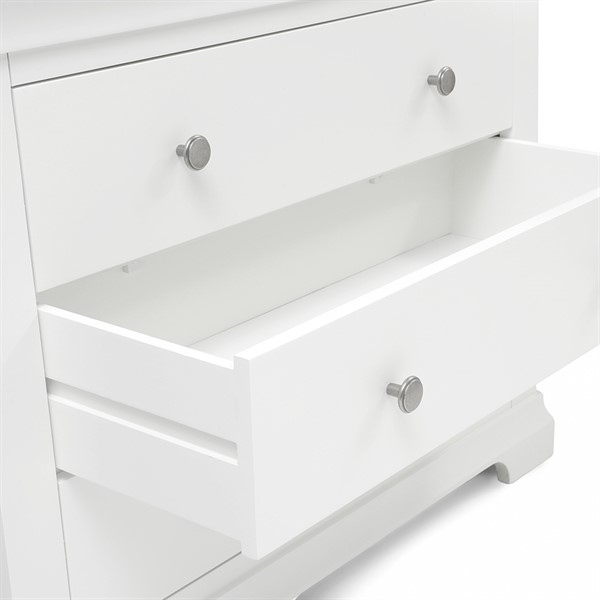 Chantilly Warm White 3 Drawer Petite Chest - The Cotswold Company