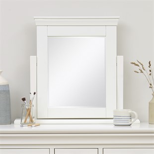 Chantilly Warm White Dressing Table Mirror