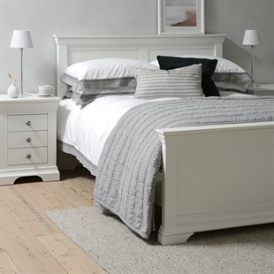 Chantilly Warm White 4ft 6" Double Bed
