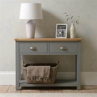 Sussex Storm Grey Console Table