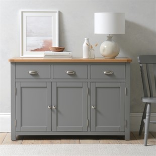 Sussex Storm Grey Large Sideboard