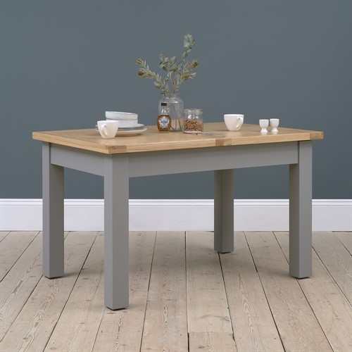 Sussex Storm Grey 4-6 Seater Extending Dining Table