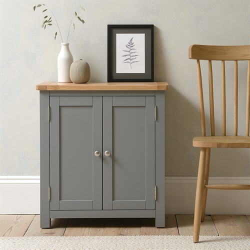 Sussex Storm Grey Small Cupboard