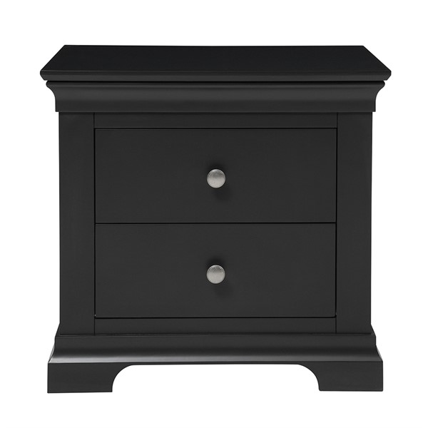 Chantilly Dusky Black Jumbo Bedside Table The Cotswold Company