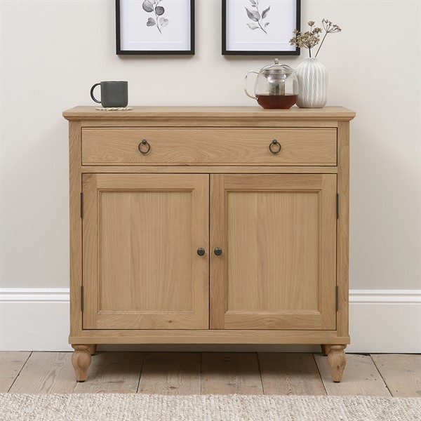 Elkstone Mellow Oak Small Sideboard - The Cotswold Company