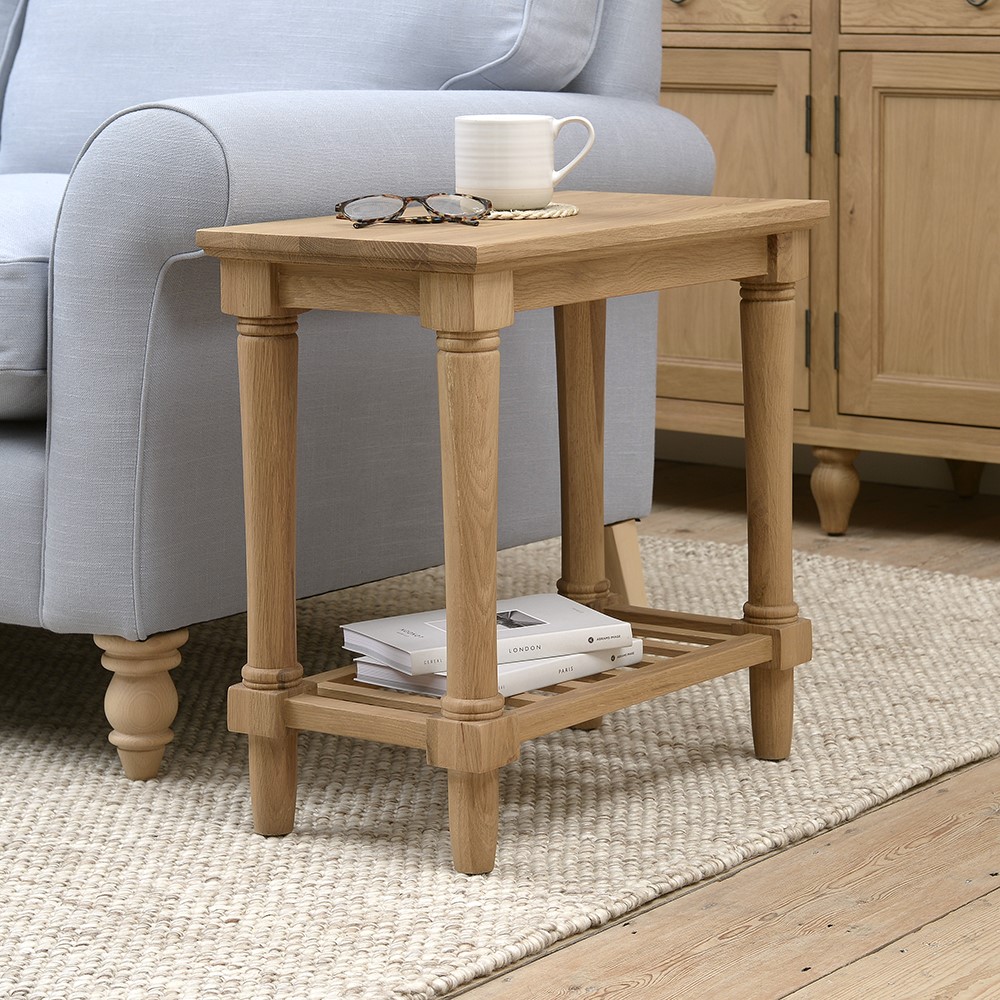 elkstone oak console table