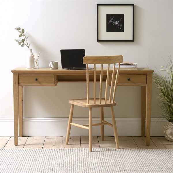 oak writing table