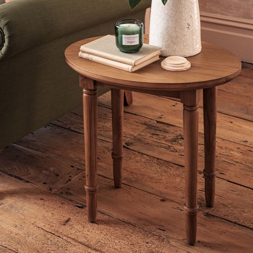 Elkstone Mellow Oak Oval Side Table