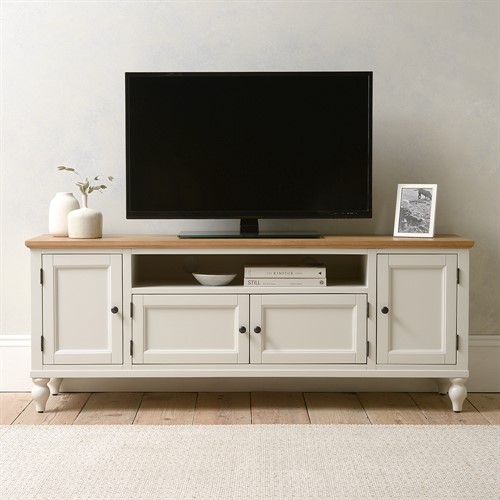 Elkstone Pale Grey Large TV Stand