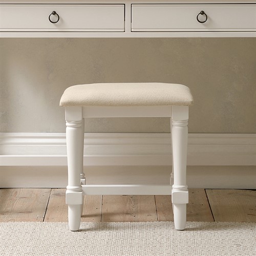 Elkstone Painted Parchment Dressing Stool