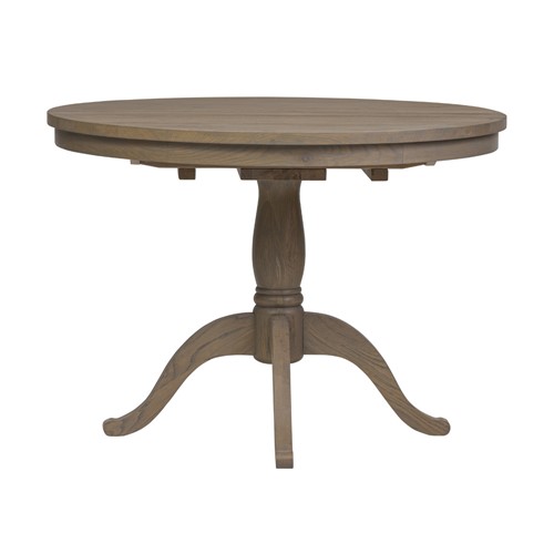 Elkstone Smoked Oak 4-6 Seater Round Extending Dining Table