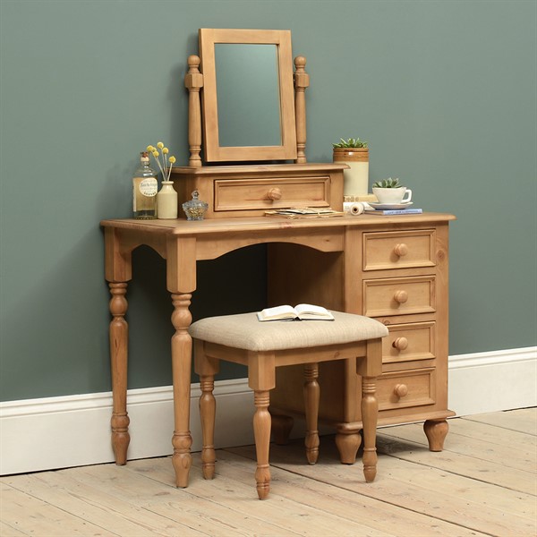 Hamilton Pine Dressing Table Mirror The Cotswold Company