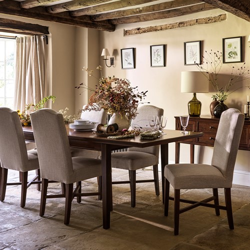 Kingham Cherry Extending Dining Table and 6 Chairs