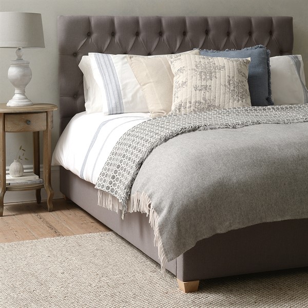 Evesham Ottoman Bed Kingsize Granite Linen The Cotswold Company