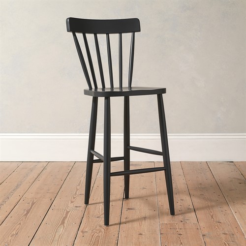 Spindleback Bar Stool - Black