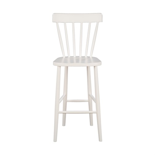 Spindleback Bar Stool - White