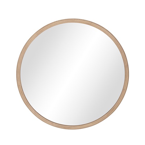 Berkeley Nordic Oak Round Mirror 85cm