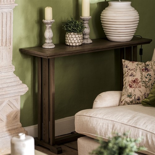 Notgrove Weathered Oak Console Table