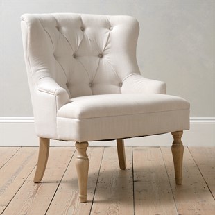 Asthall Upholstered Bedroom Chair - Stone
