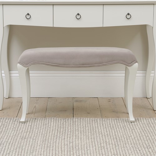 Wilmslow Pale Grey Dressing Table Stool