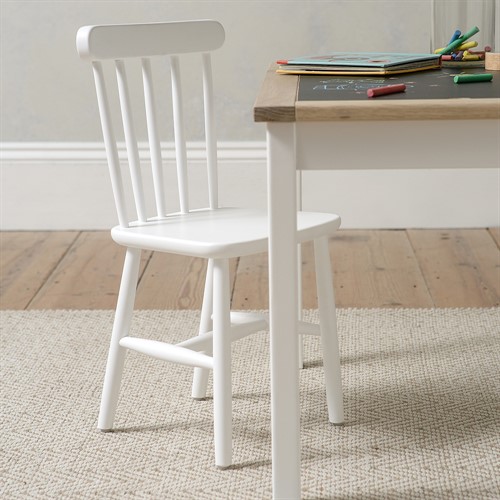 Chester Pure White Set of 2 Children's Chairs