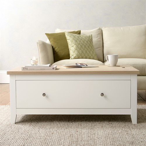 Chester Pure White Play Away Coffee Table