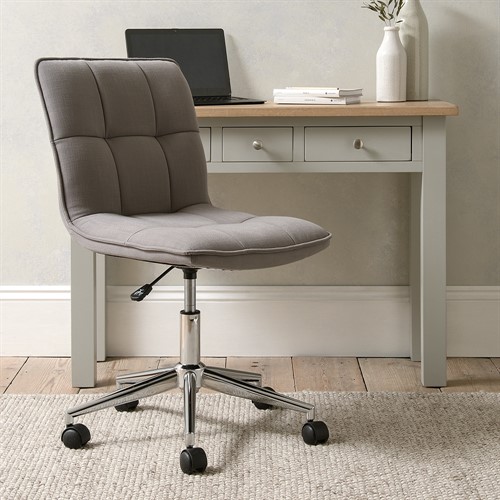 Ashton Office Chair - Grey Linen
