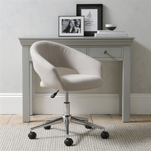 Dixton Office Chair - Stone Linen