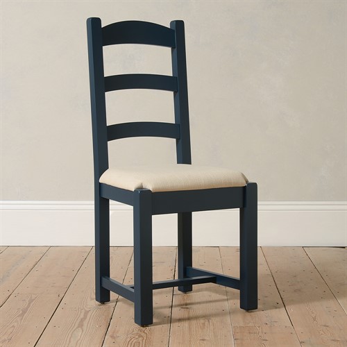 Sussex Midnight Blue Ladderback Dining Chair