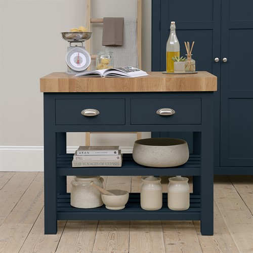 Sussex Midnight Blue Kitchen Island