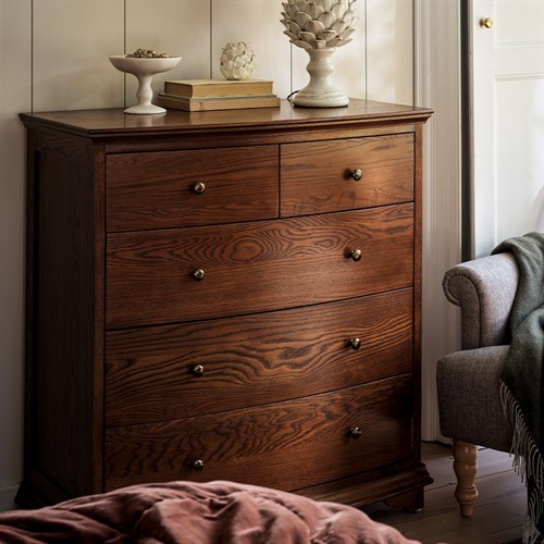 Winchcombe Dark Oak 2+3 Chest of Drawers