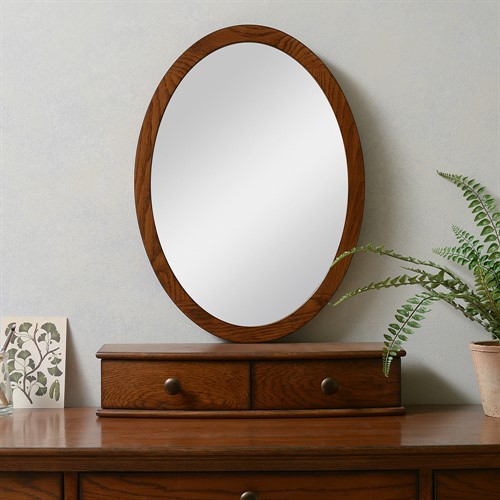Winchcombe Dark Oak NEW Vanity Mirror