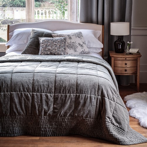 Stanton Kingsize Upholstered Bed - Natural