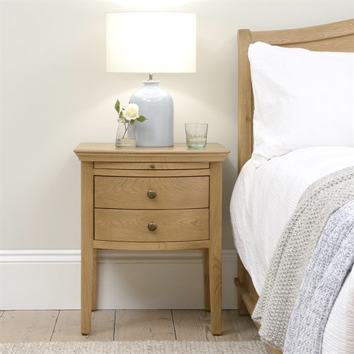 Winchcombe Oiled Oak Set of 2 Nightstand