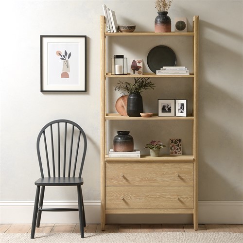 Berkeley Nordic Oak Large Open Bookcase