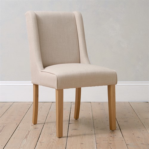 Padstow Plain Back Dining Chair - Stone