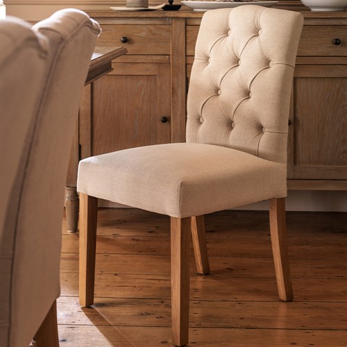 Holly Dining Chair - Natural Linen