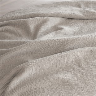 Matelasse Bedspread 250x260cm Soft Grey