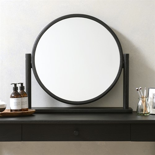 Berkeley Black Oak Dressing Table Mirror