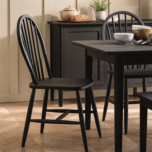 Berkeley Black Oak Dining Chair