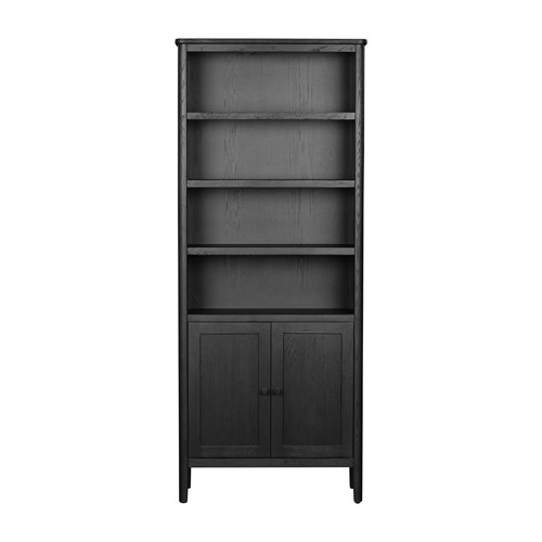 Berkeley Black Oak Alcove Bookcase