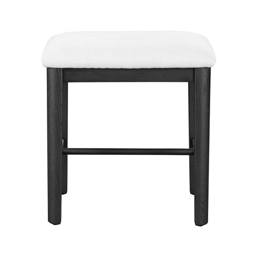 Berkeley Black Oak Dressing Table Stool