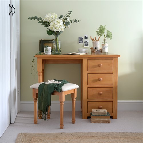 Oakland Dressing Table Stool The Cotswold Company