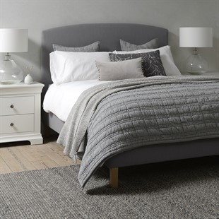 Cecily Restful Grey Double Upholstered Bed