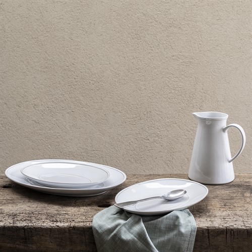 Cherwell 30cm Oval Platter - White